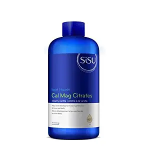 Sisu Calcium & Magnesium Citrates with Vitamin D, Creamy Vanilla Flavour, 450mL