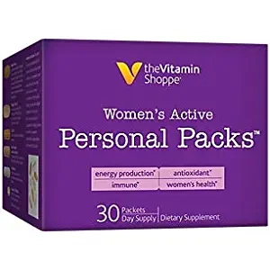 Women's Active Multivitamin Personal Pack Women's Health, Antioxidant (30 Single Serving Packets) by the Vitamin Shoppe