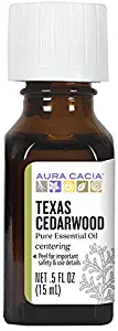 Aura Cacia Pure Texas Cedarwood Essential Oil | 0.5 fl. oz. | Juniperus mexicana