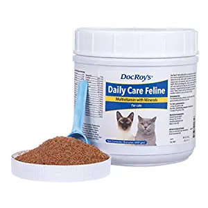 Revival Animal Health Doc Roy's Daily Care Feline Multivitamin Supplement with Minerals - for Cats and Kittens- 650 gm Granules