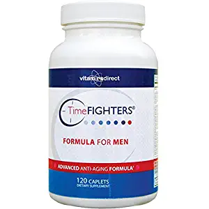 Multivitamin for Men - Saw Palmentto and Ginsing Vitamins- Timefighters Formula for Men - 120 Caplets - Physician Signature – by WT Rawleigh