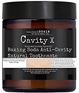 Cavity-X Baking Soda Anti-Cavity Natural Toothpaste Powder