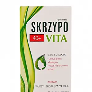 SKRZYPOVITA 40+ - 42 Tablets - for Healthy Hair, Skin and Nails - is a Product for Mature Women.
