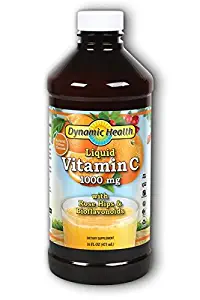 Liquid Vitamin C 1000mg Dynamic Health 16 oz Liquid (Pack of 2)