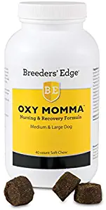 Revival Animal Health Breeders' Edge Oxy Momma- Nursing & Recovery Supplement- for Medium & Large Dogs- 40ct Soft Chews