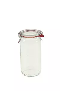 Weck 975 1/4L Cylindrical Jar Set of Six - 11.5 Ounce