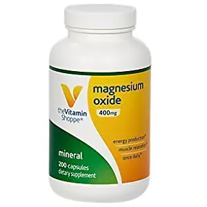 the Vitamin Shoppe Magnesium Oxide 200 Capsules by Vitamin Shoppe