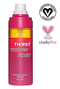 I DEW CARE Thirst Things First Vitamin C Facial Spray - Vitamin C Serum Facial Spray That Is A Moisturizer for Face, Korean Skin Care With Vitamin C, Skin Moisturizer To Hydrate Face (2.70 oz)