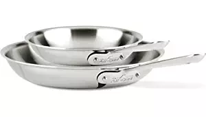 All-Clad D3 Stainless Steel 8" & 10" Fry Pan Set 8400001686