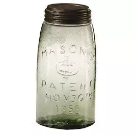 1 X Mason Fruit Jar - Quart Quart