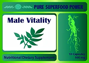 Male Vitality - Performance Enhancement Pills and Testosterone Booster - Horny Goat Weed, Tongkat Ali, Ginseng and More.