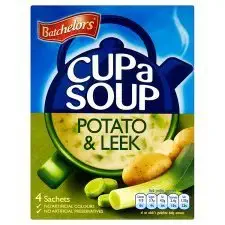 Batchelors Cup A Soup Creamy Potato And Leek 4S 107.4G