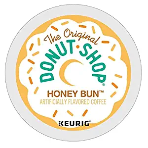 The Original Donut Shop Single Serve K Cup Pod Flavored Coffee, Honey Bun, 72 Count