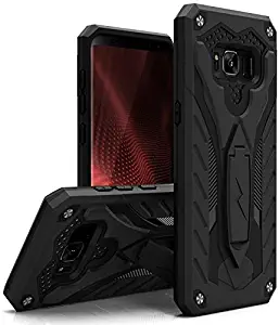 Zizo Static Cover with Built-in Kickstand for Samsung Galaxy S8 Plus - Black
