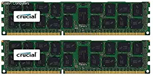 Crucial 32GB Kit (16GBx2) DDR3/DDR3L-1600 MT/s (PC3-12800) DR x4 RDIMM Server Memory CT2K16G3ERSLD4160B / CT2C16G3ERSLD4160B