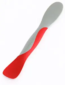 Tovolo Mini Silicone Scrape and Scoop Multi-Purpose Scrapers (Red)