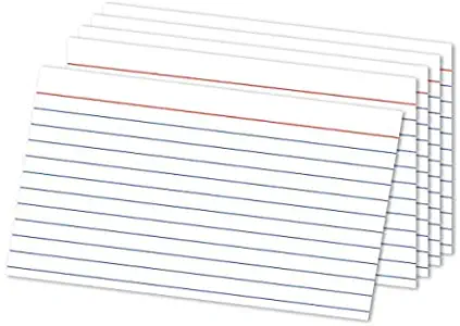 Office Depot Index Cards, Ruled, 5in. x 8in, White, Pack of 300, OD10003